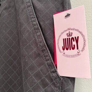 Juicy Couture Women's Beverly Skinny Pants Black Diamond‎ Print Size 22W NWT